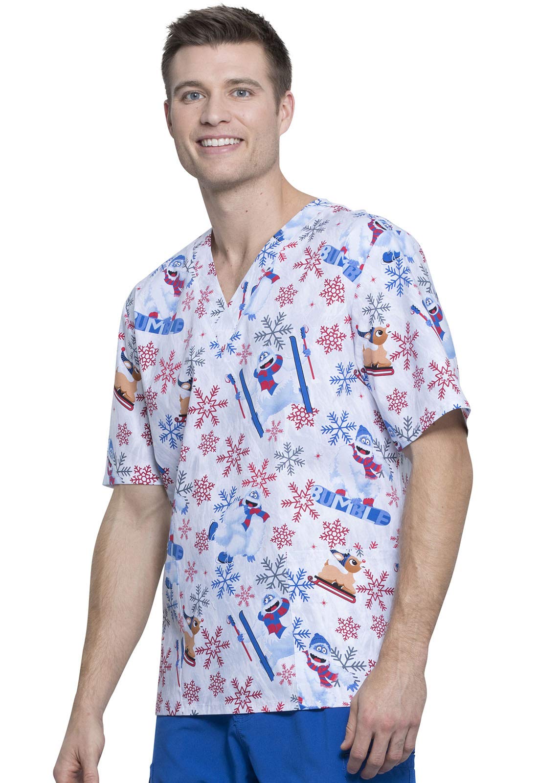 Tooniforms Men & Women Scrubs Top V-Neck Unisex Fit