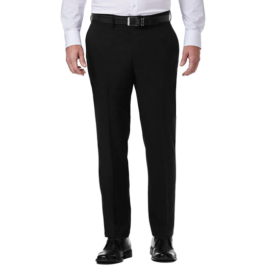 Kenneth Cole REACTION mens 4-way Stretch Slim Fit Dress Pants Black 32W x 32L US