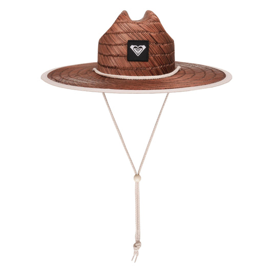 Roxy Women's Tomboy Straw Hat, Beige, Small/Medium
