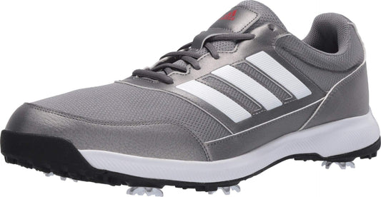 adidas mens Tech Response 2.0 Golf Shoe, Grey Three/Silver Metallic, 8.5 Wide