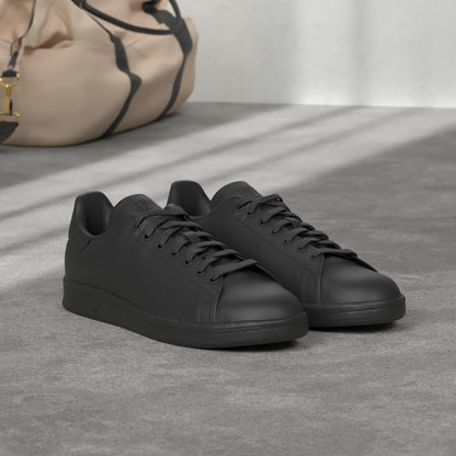 adidas Originals mens Stan Smith Sneaker, Black/Black/White, 4.5 US