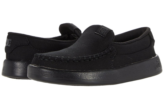 DC Men's Scoundre Slip-On Casual Skate Shoe Black/Black/Black 4.5 Big Kid M
