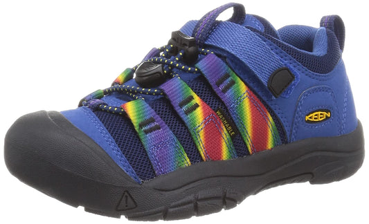 KEEN Kids Newport H2SHO Casual Breathable Comfortable Sneakers, Multi/Bright Cobalt, 4 US Unisex Toddler