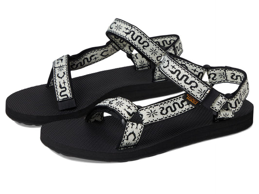 Teva Women's Original Universal Sandal, Bandana White/Black, 9