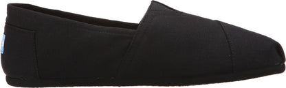 TOMS Men's Classic Alpargata Slip-On, Black Black