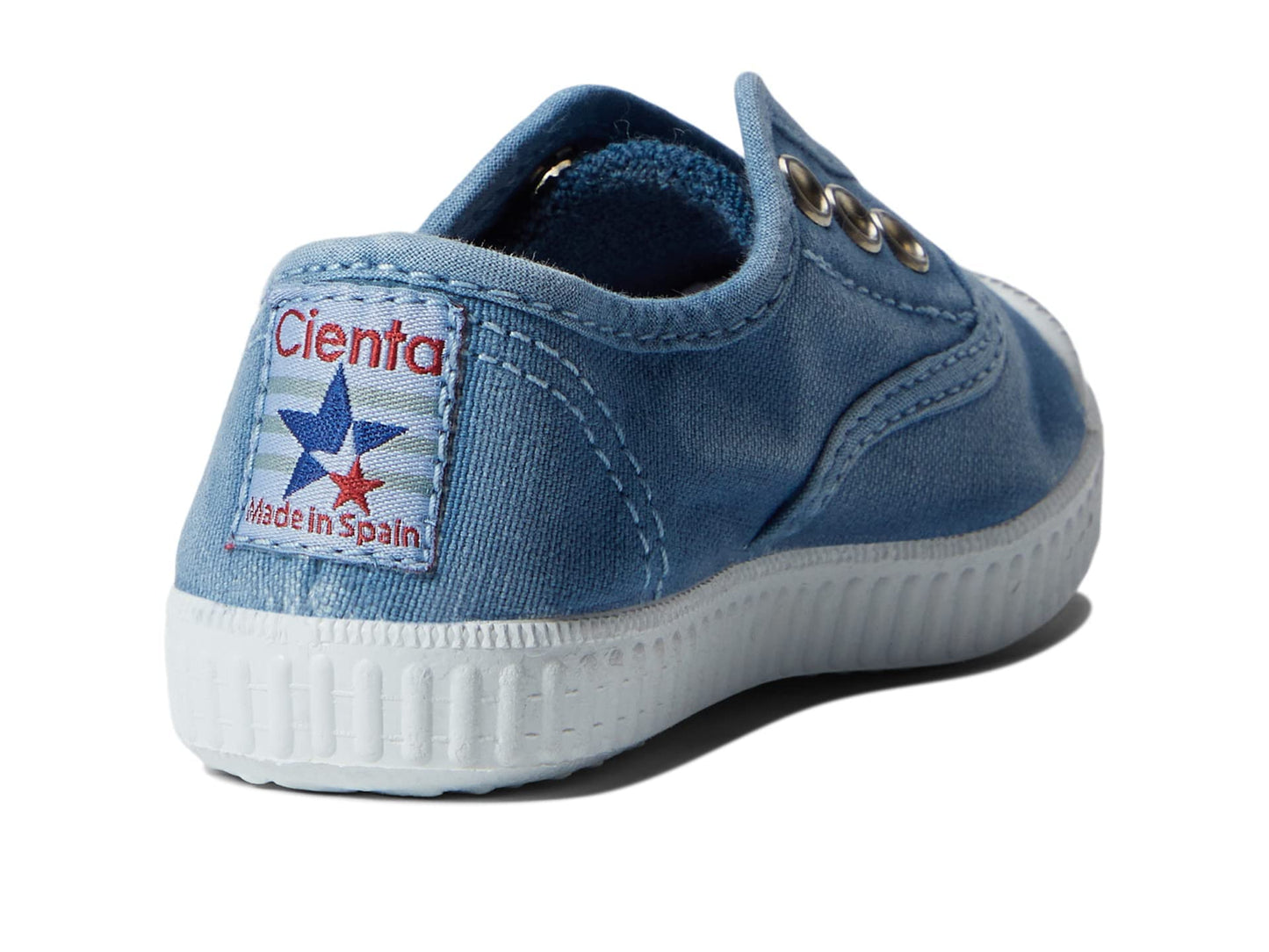 Cienta Kids Shoes 70777 Shoes for Kids and Toddlers – Textile Upper – Breathable Lining – Round Toe Washed Denim 1 33 (US 2.5 Little Kid) M