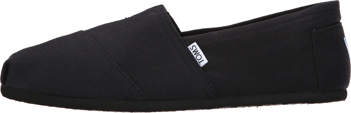 TOMS Men's Classic Alpargata Slip-On, Black Black