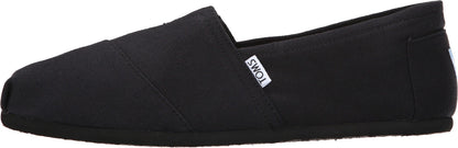 TOMS Men's Classic Alpargata Slip-On, Black Black