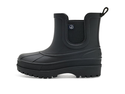 Sperry Girls Port Chelsea Boots (Little Kid/Big Kid) Solid Black 13 Medium Little Kid