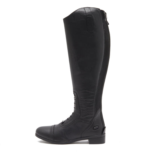 Saxon Syntovia Tall Field Boots, Black, L8 Regular Regular