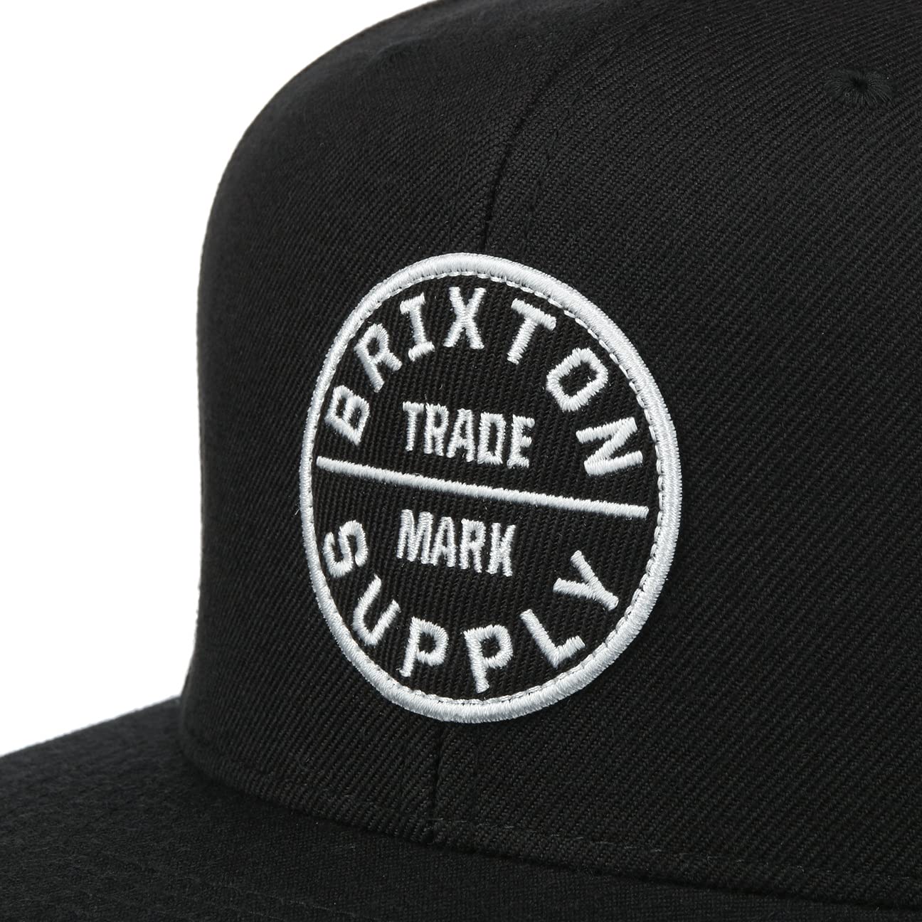 Brixton Men's Oath III Baseball Cap Black/Copper – Snapback Closure