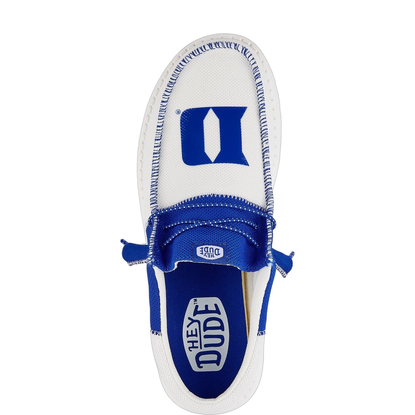 HEYDUDE Men's Wally Tri Duke - Duke White/Blue