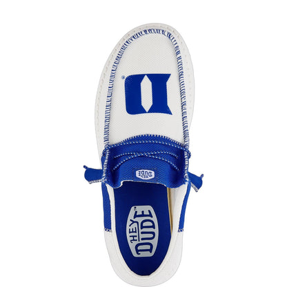 HEYDUDE Men's Wally Tri Duke - Duke White/Blue