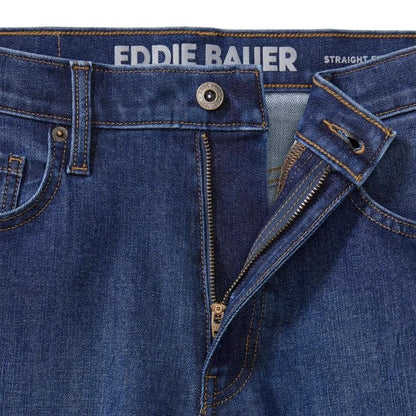 Eddie Bauer Men’s Regular Fit Stretch Jean (Dark Blue, 30W x 30L)