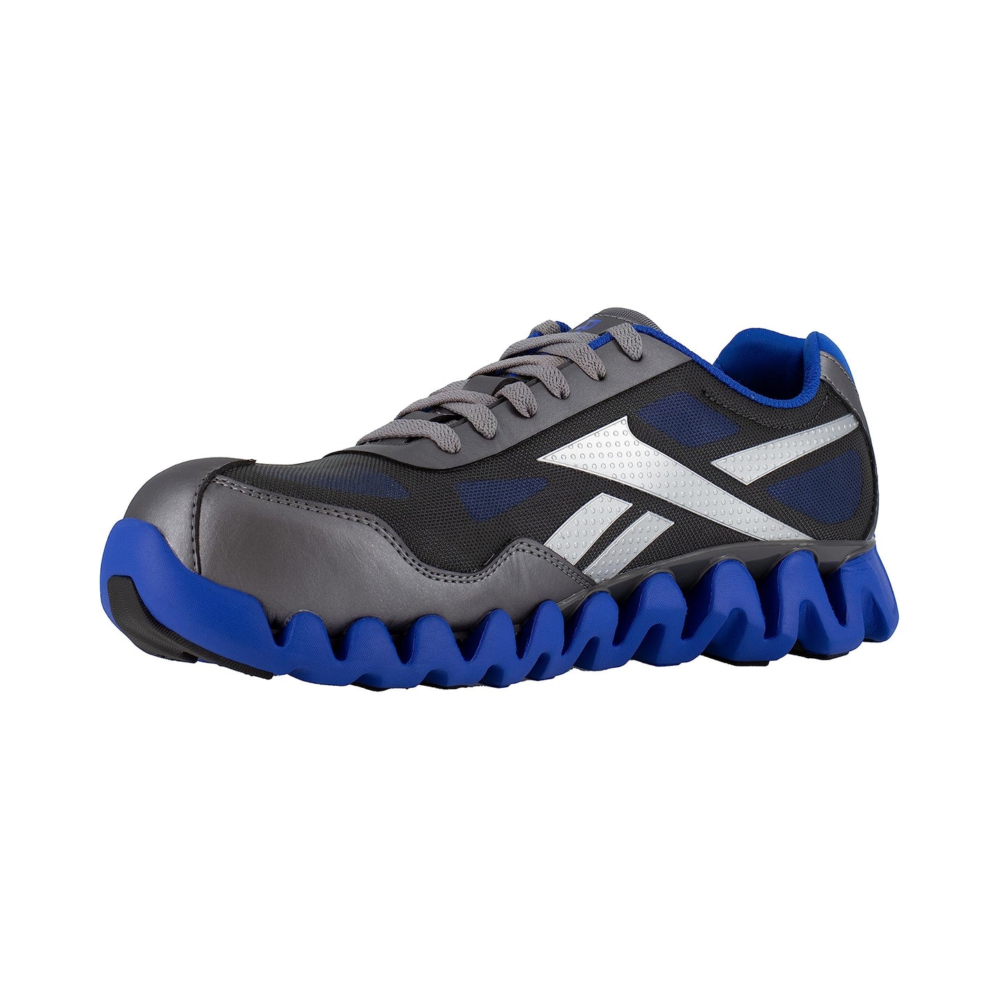 Reebok Zig Pulse Work EH Comp Toe Grey/Blue 8.5 B (M)