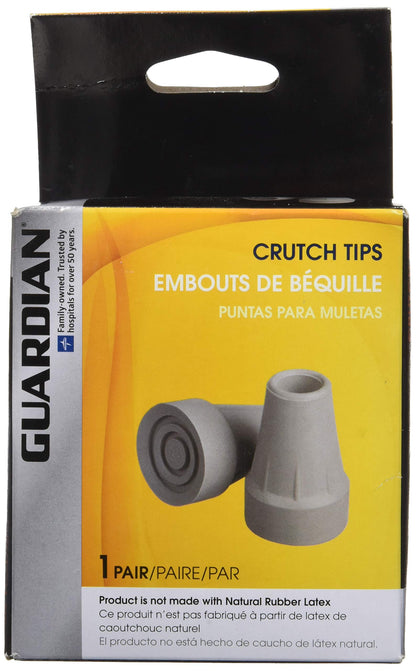 Medline G00842 Guardian Super Crutch Tip, Gray, 7/8 Inch