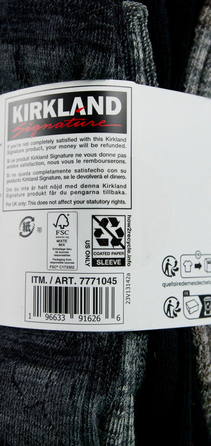 KIRKLAND Signature Ladies' Extra-Fine Merino Wool Crew Socks, Multi-Color, 4 Pairs