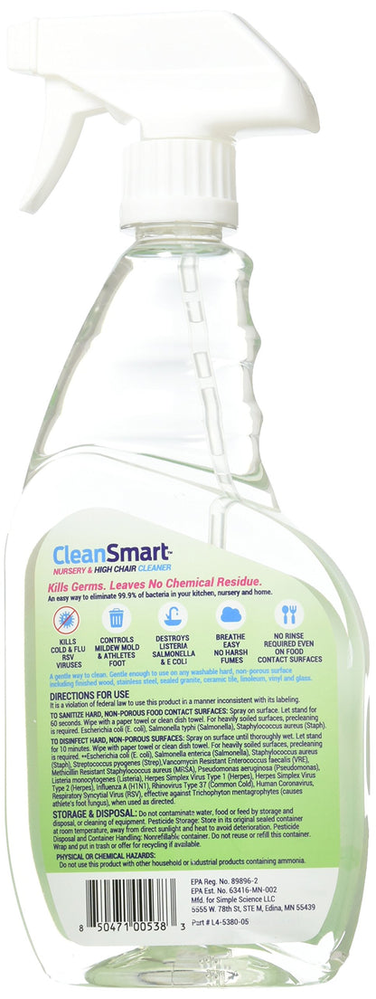 Clean Smart Nursery and High Chair Cleaner