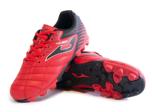 Joma Toledo Jr MD 24 Soccer Shoe Red/Black