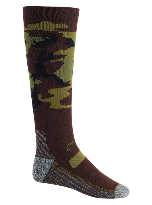 Burton Mens Performance Ultralight Sock, Camo, Small