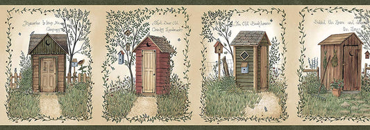 Linda Spivey Outhouses themed bathroom Collection by Chesapeake