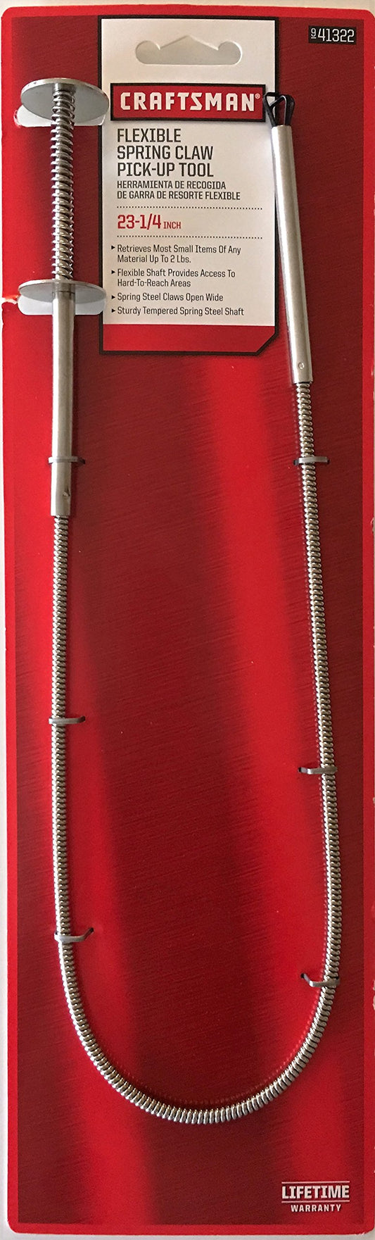 Craftsman Flexible Spring Claw Pick Up Tool, 23 1/4 Inch, 941322,