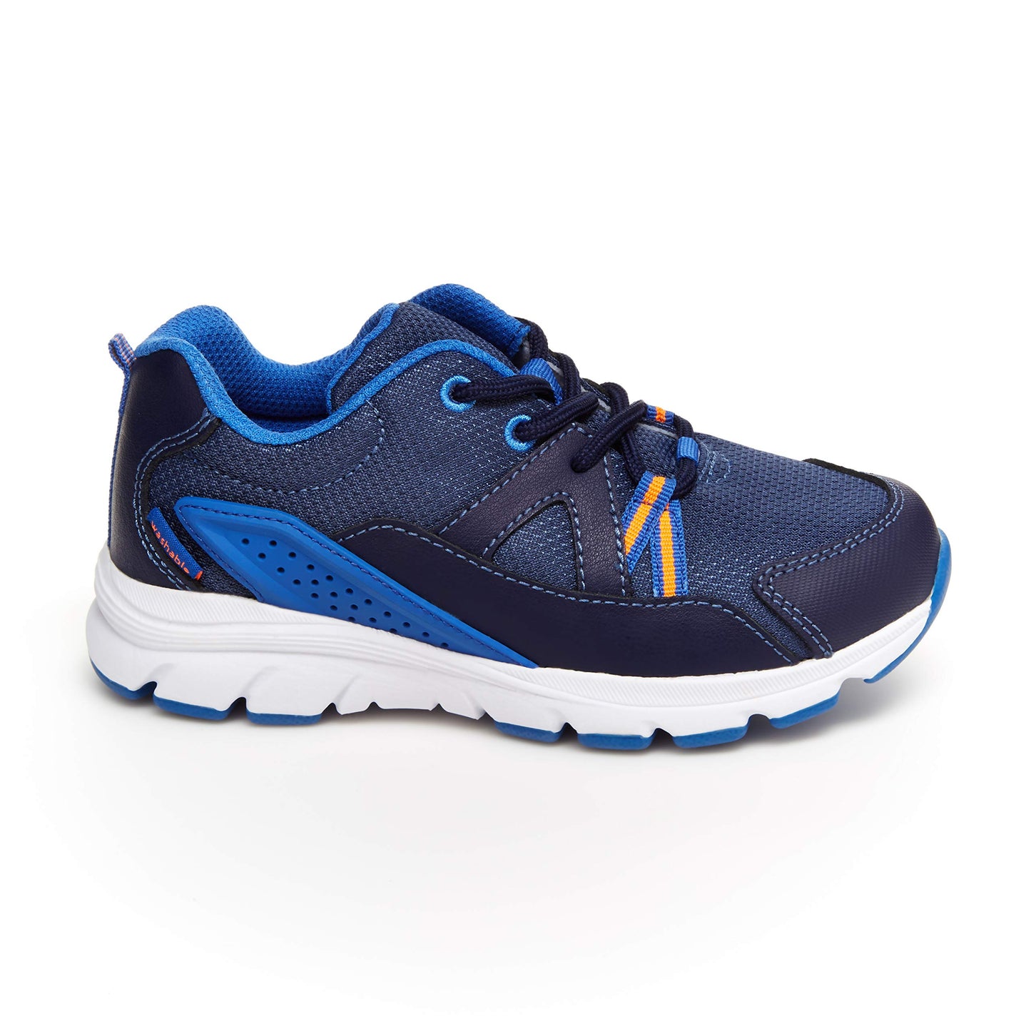 Stride Rite Kids' Made2Play Athletic Journey Adaptable Sneakers, Navy