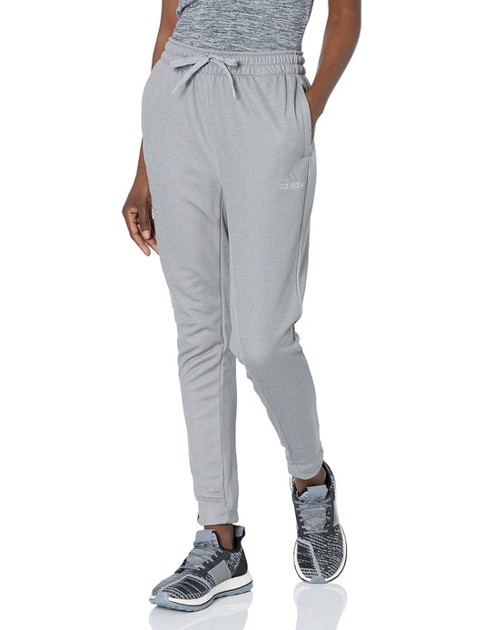 adidas Women's Game and Go Tapered Pants, Grey/Solid Grey, X-Large