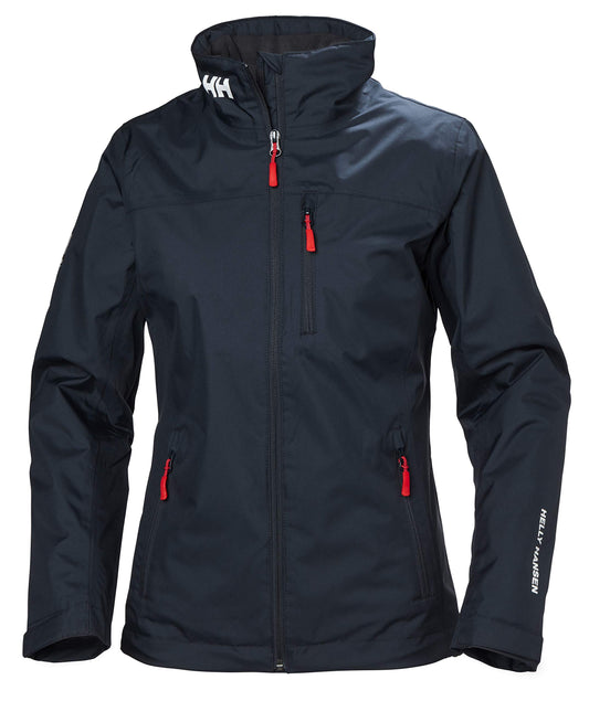 Helly-Hansen Women's Crew Midlayer Waterproof Windproof Breathable Sailing Jacket, 598 Navy, XXXXX-Large