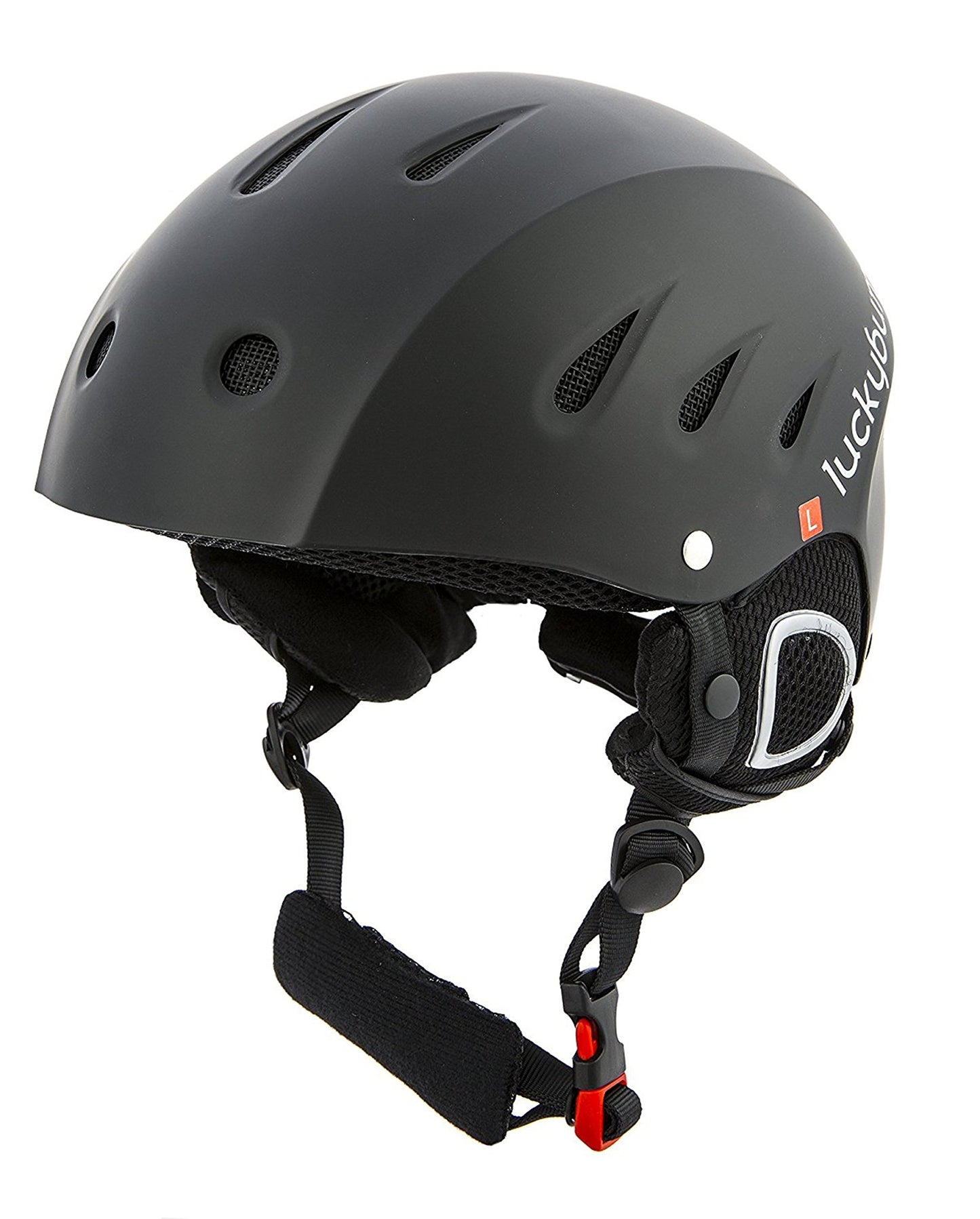 Lucky Bums Snow Sport Helmet, Matte Black, Small