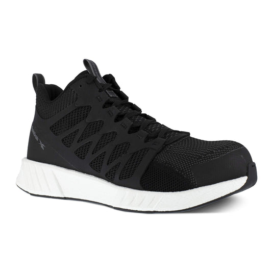 Reebok Work Men's Fusion Flexweave Eh Comp Toe M Black and White - 11.5 Medium