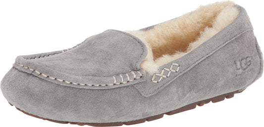 UGG Women's Ansley Slipper, Light Grey, 09