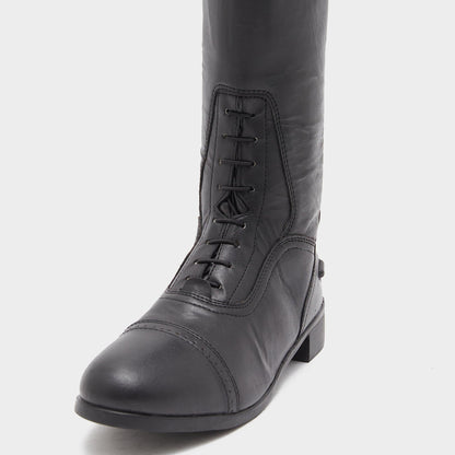 Saxon Syntovia Tall Field Boots, Black, L5.5 Slim Regular