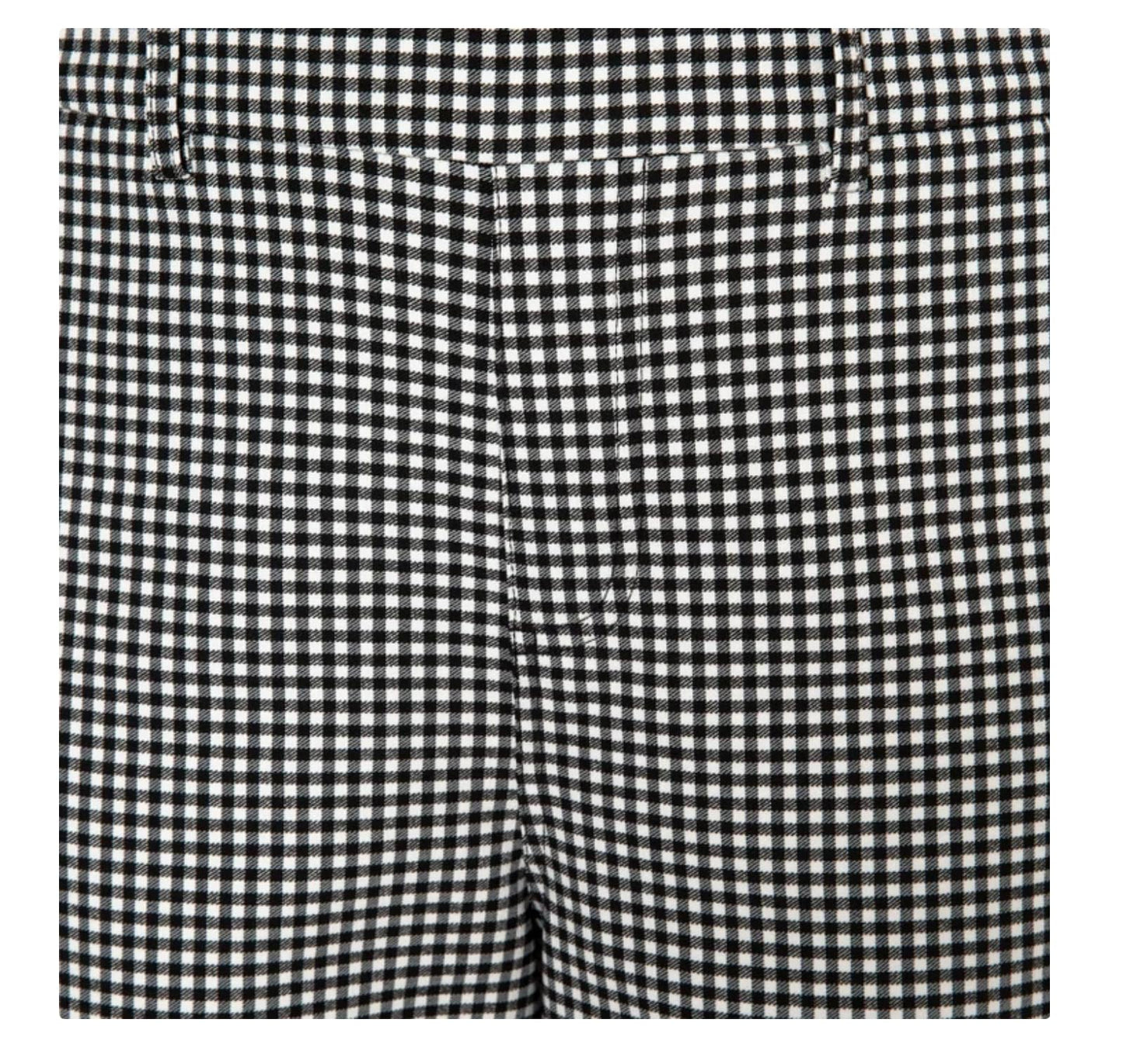 Mario Serrani Women's Slim Fit Pull On Capri Pant (US, Alpha, X-Large, Regular, Regular, Multi (Black/White Gingham))