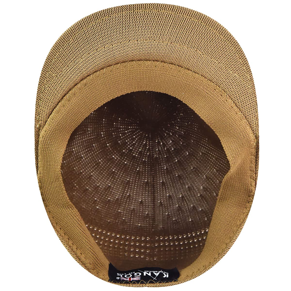 Kangol Men's Ventair 504 Cap, Tan, Medium