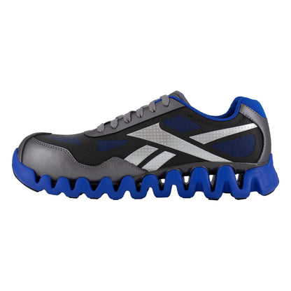 Reebok Zig Pulse Work EH Comp Toe Grey/Blue 8.5 B (M)