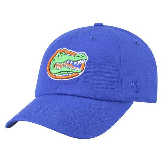 Top of the World Florida Gators Men's Adjustable Cotton Stretch College Staple Team Color Icon Hat, Adjustable