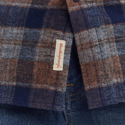 Weatherproof Vintage Men's Casual Button Down Long Sleeve Soft Brushed Plaid Flannel Shirt (US, Alpha, Medium, Regular, Regular, Multi)