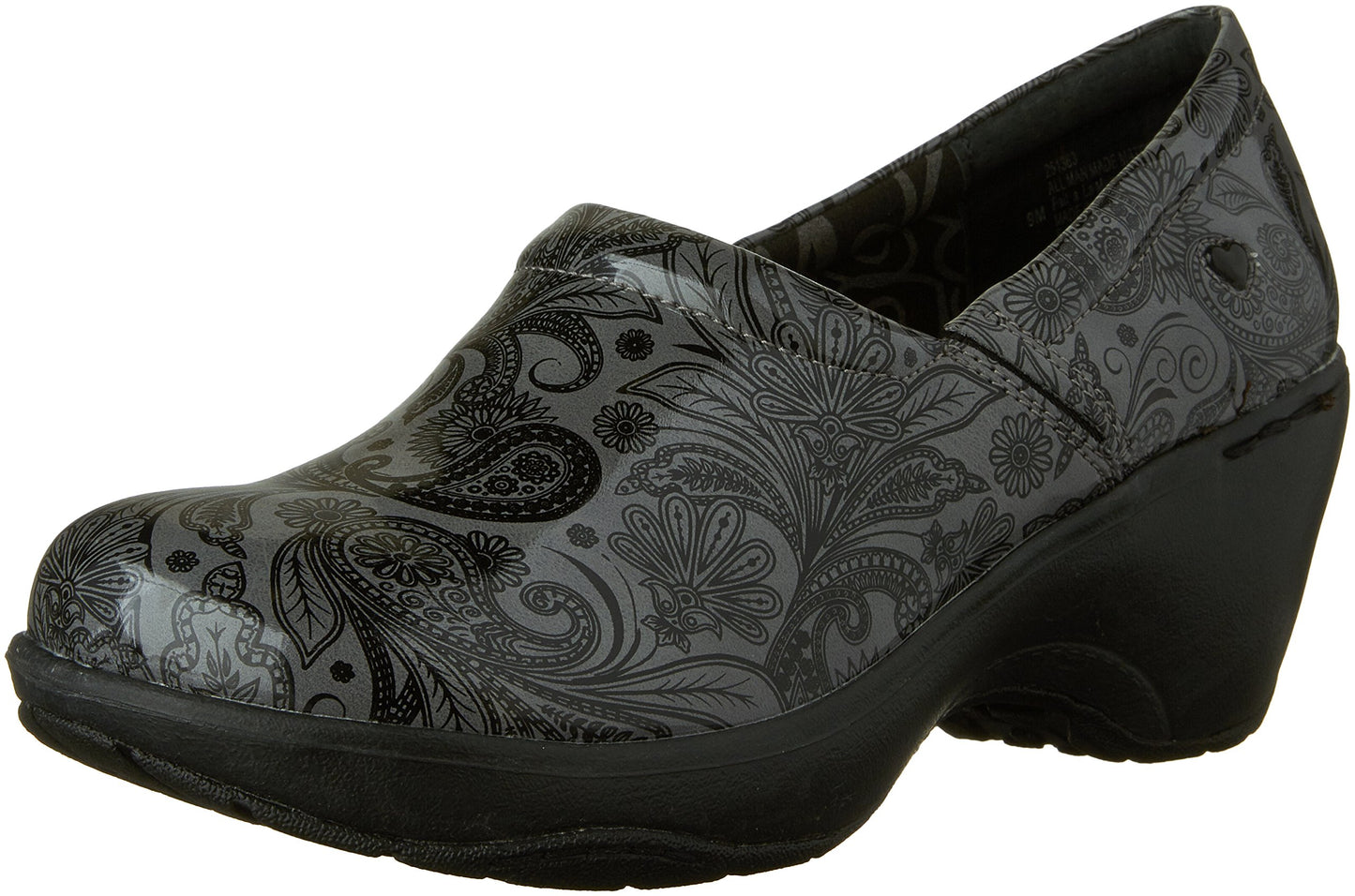 Nurse Mates Bryar Black/Dark Grey 7.5 B (M)