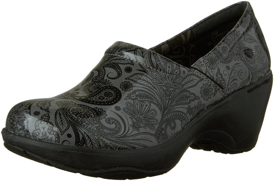 Nurse Mates Bryar Black/Dark Grey 7.5 B (M)