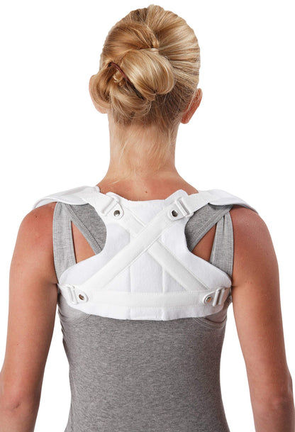 Ossur Front Closure Clavicle Support - Comfortable Clavicle Support & Stabilization, Improves Shoulder Function & Posture (X-Small)