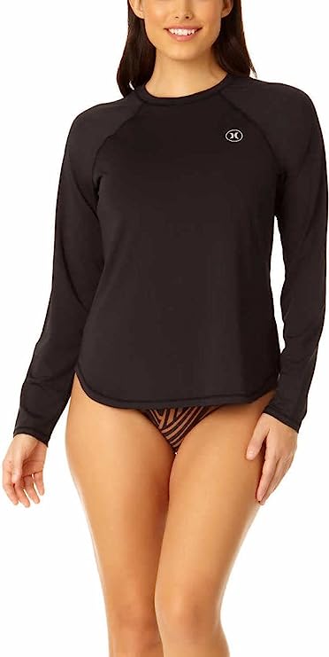 Hurley Women's UPF 50+ Long Sleeve Rashguard SIZE S