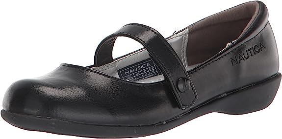 Nautica Girls' Classic Mary Jane Oxford School Shoe SIZE 2 LITTLE KIDS