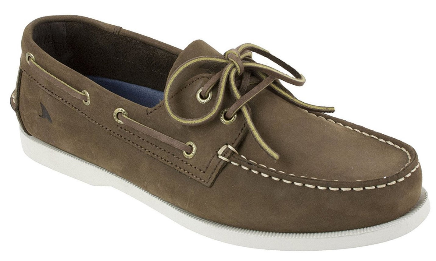 Rugged Shark Men S Boat Shoe Classic Look Premium Genuine Leather Select Pro