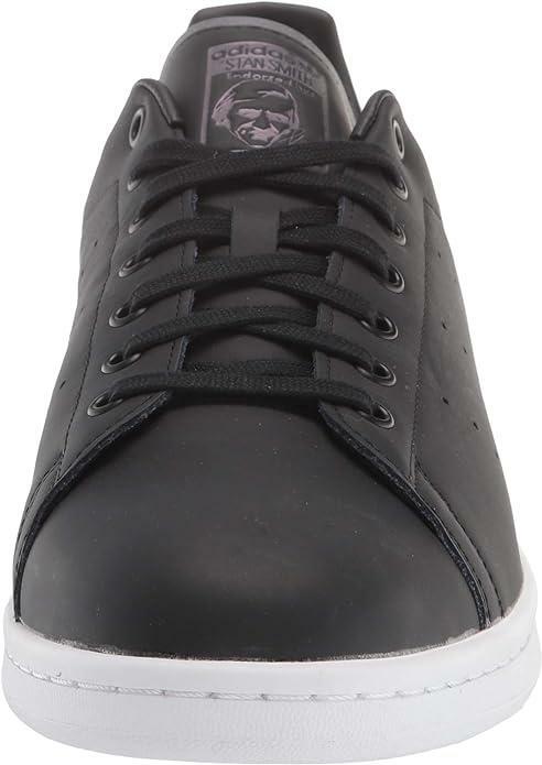 adidas Originals mens Stan Smith Sneaker, Black/Black/White, 4.5 US