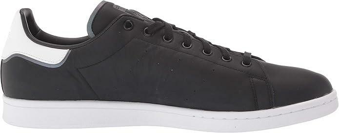 adidas Originals mens Stan Smith Sneaker, Black/Black/White, 4.5 US