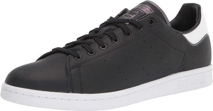 adidas Originals mens Stan Smith Sneaker, Black/Black/White, 4.5 US