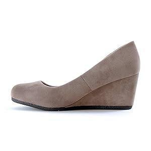 Guilty Shoes - Patricia-02 Taupe Suede, 9