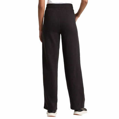 PUMA Fleece Sweat Pants for Women's Straight Legs Winter Sweatpants Black, L