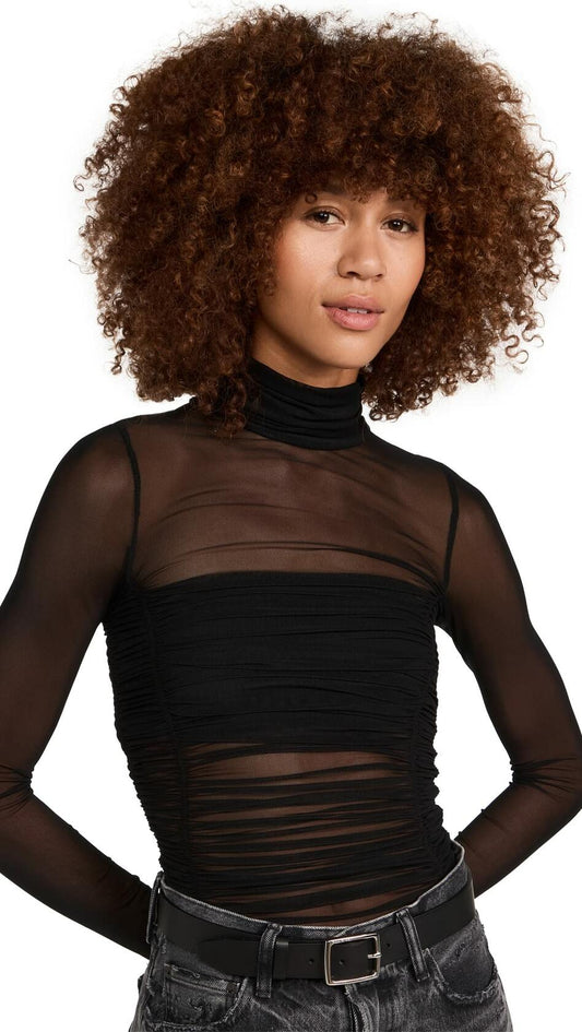 Free People Under It All Bodysuit Black LG (Women's 12)